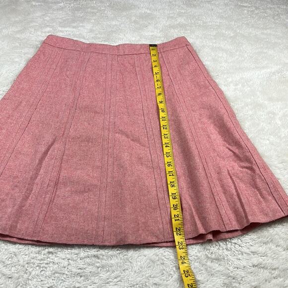 Merona pink carnation wool blend a line skirt, size 6 - Picture 3 of 6